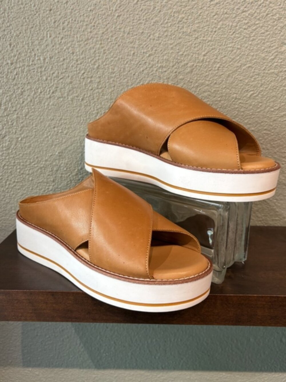 Silent D Orelia Tan Platform Sandal